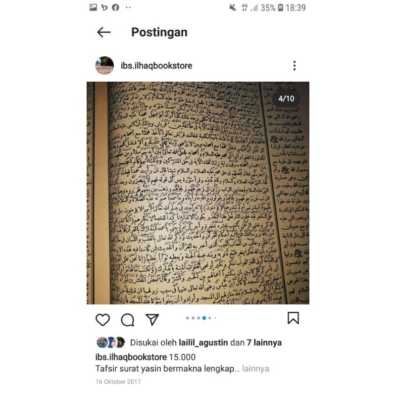 Tafsir Yasin makna pesantren