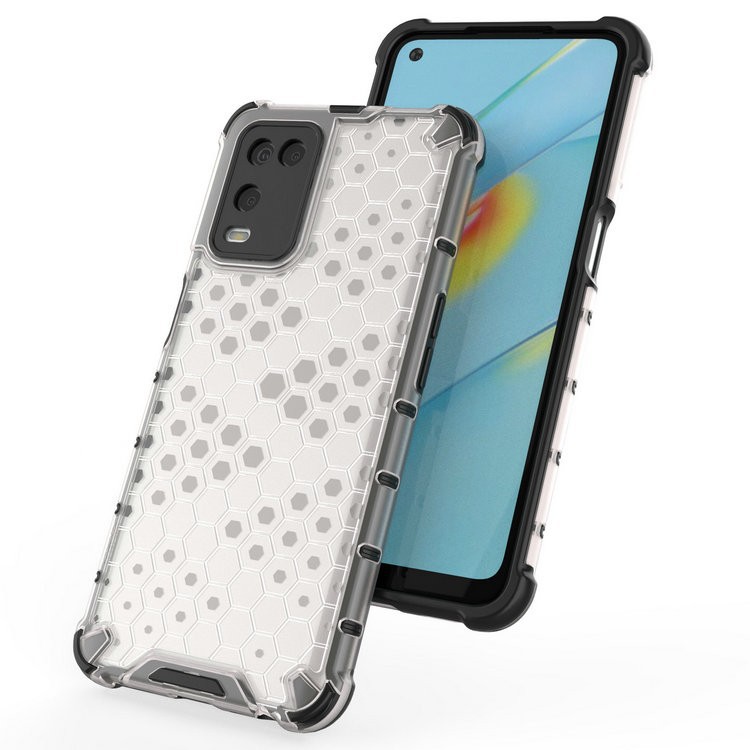 OPPO A96 / A76 / A95 / A74 4G / A54 / A53 / A33 SOFT CASE RUGGED ARMOR HONEYCOMB SERIES