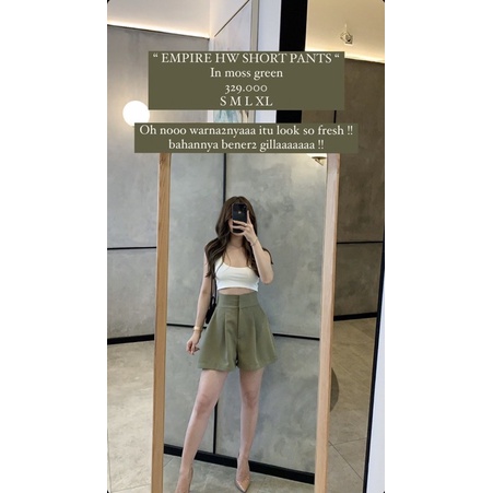 empire HW short pants goulding