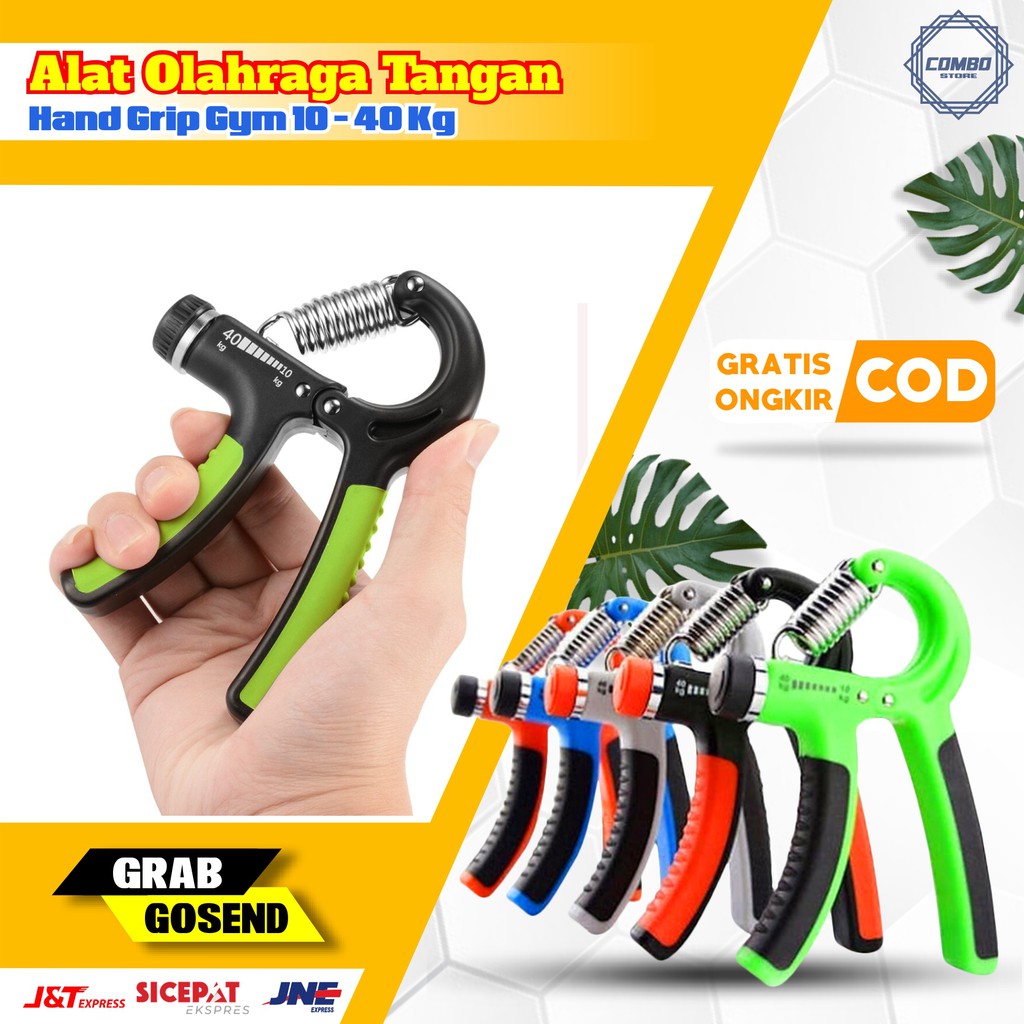 Alat Olahraga Pelatih Otot Tangan Hand Grip Gym 10-40 Kg