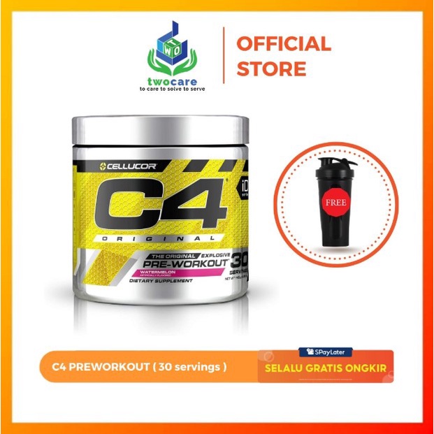 Cellucor C4 Original 30 Serving Pre Workout Preworkout Prewo Penambah Tenaga