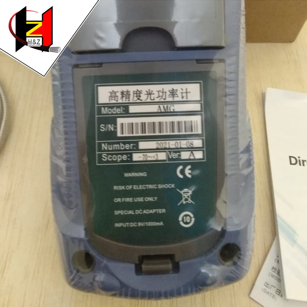 OPM AMG/Optical Power Meter Cable Tester - AMG-Biru Alat Pengukur Daya Fiber Optik