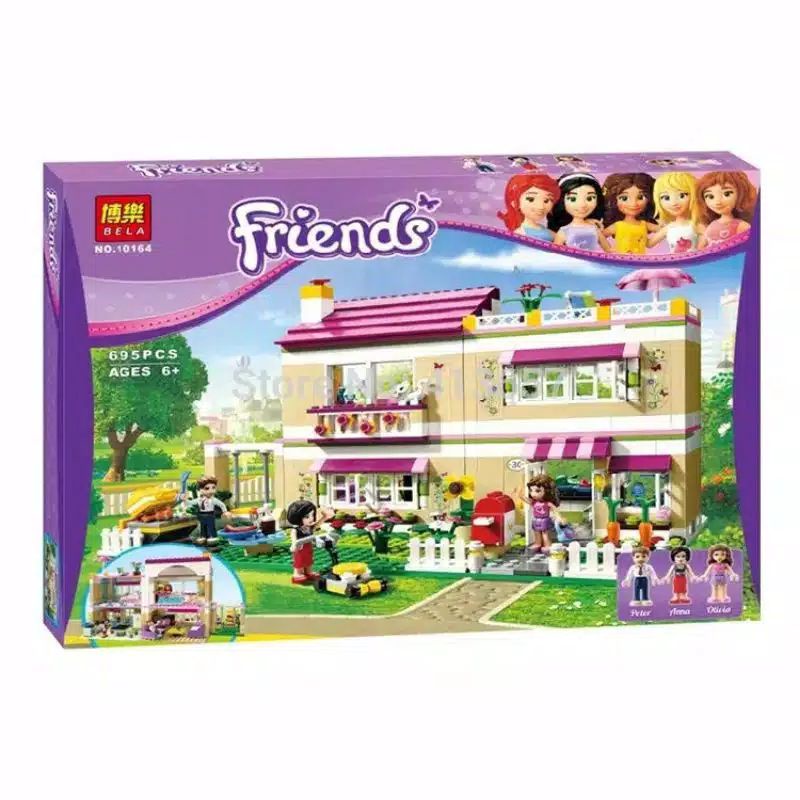 Mainan Anak Bricks Bela Friends Olivia House 10164