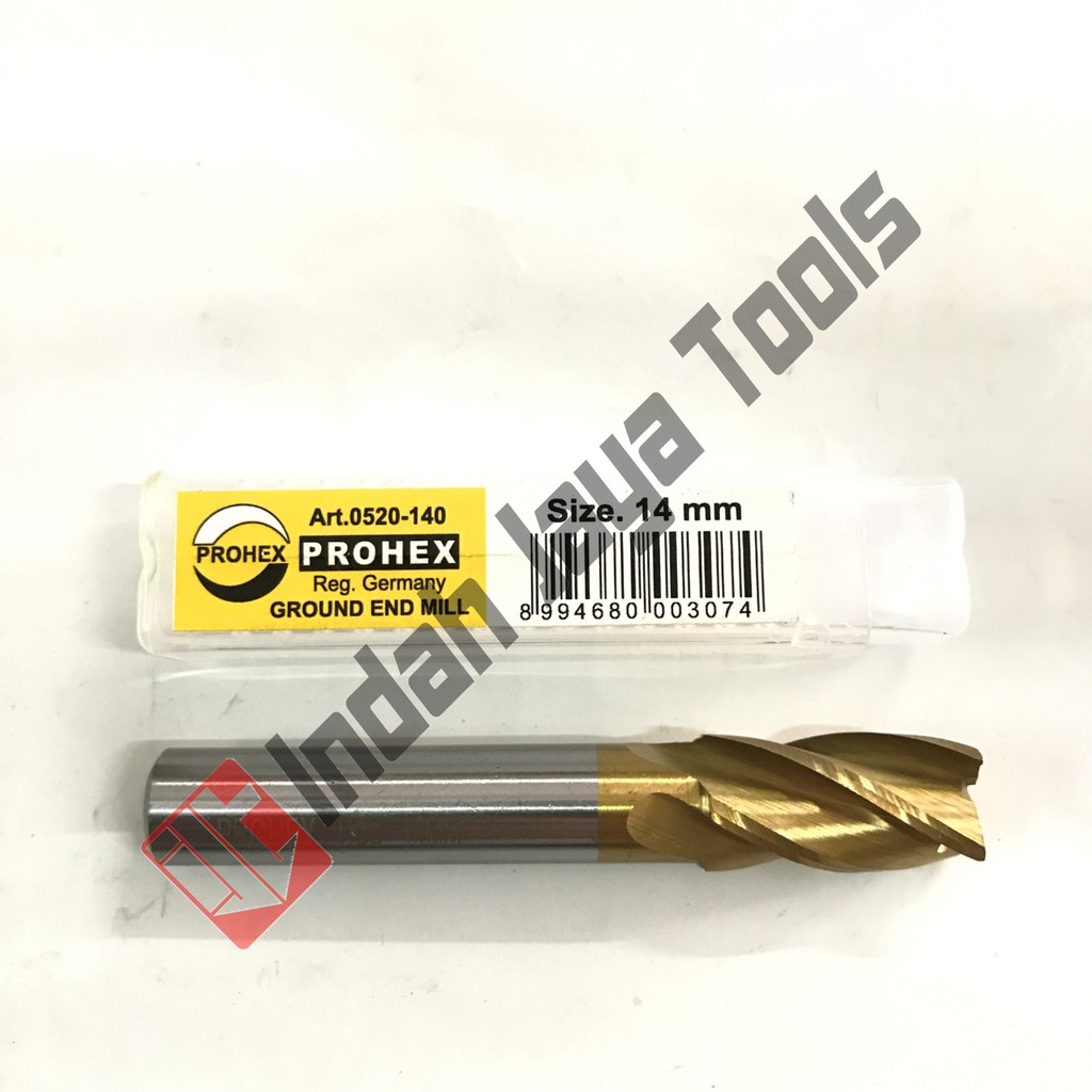 Endmill 14 mm HSS 4 Flute PROHEX