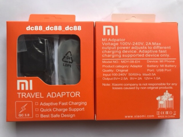 Charger XIAOMI Type C Mi5 2A Fast Charging ORIGINAL 100% Casan