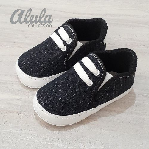 Alula Sepatu Bayi Baby Shoes Unisex Tali Sepatu Bayi Laki Laki 0-11 Bln