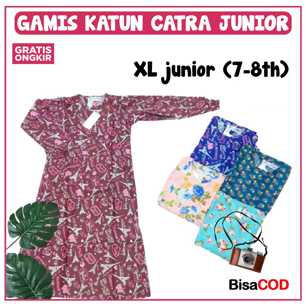 GAMIS KATUN JUNIOR / GAMIS ANAK JUNIOR / GAMIS ANAK BOBOKIDS / MUSLIM ANAK /  GAMIS KARAKTE KATUN