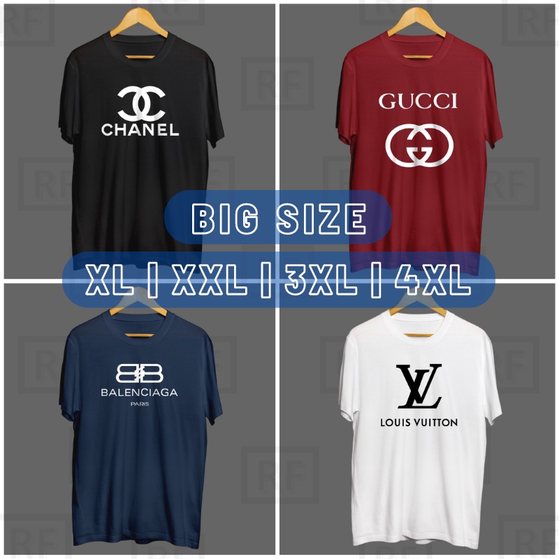 Kaos Branded Ukuran Jumbo Baju Big Size Ukuran Besar Pria Wanita