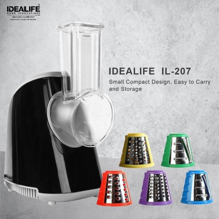 Idealife IL 207 Electric Food Processor IL207 Pemotong Sayur Buah