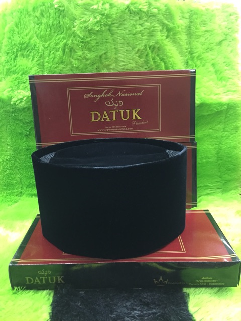 Peci datuk tinggi 12 cm 13 cm dan 14 cm