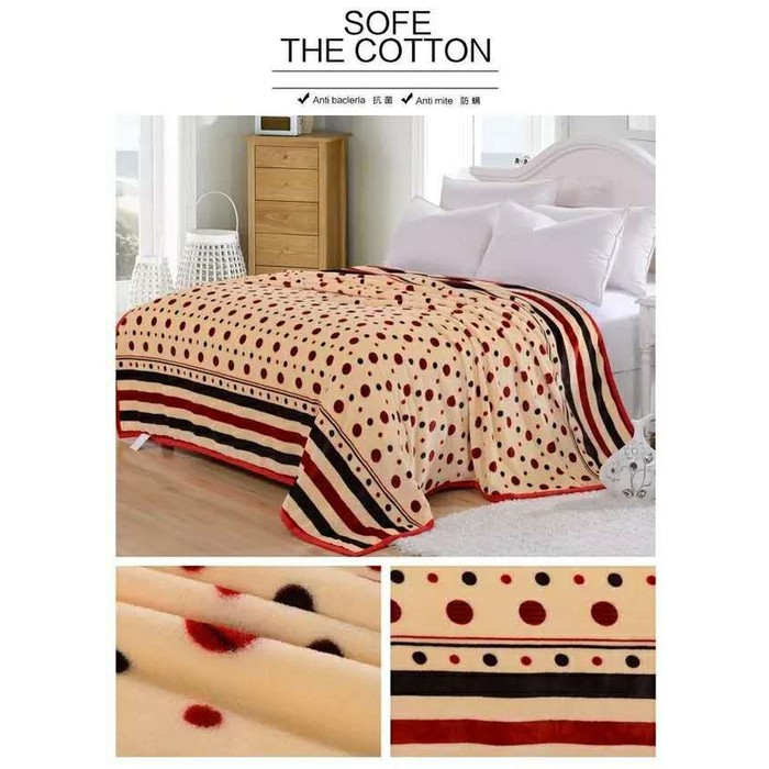 Selimut Minions Merk Paulina By Bonita aksesoris r F2I3 Bulu Halus Lembut JUMBO 200X230 LIST teb