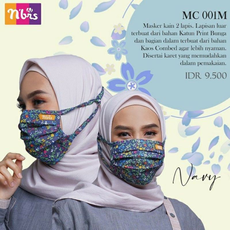 Masker kain Nibras MC001M