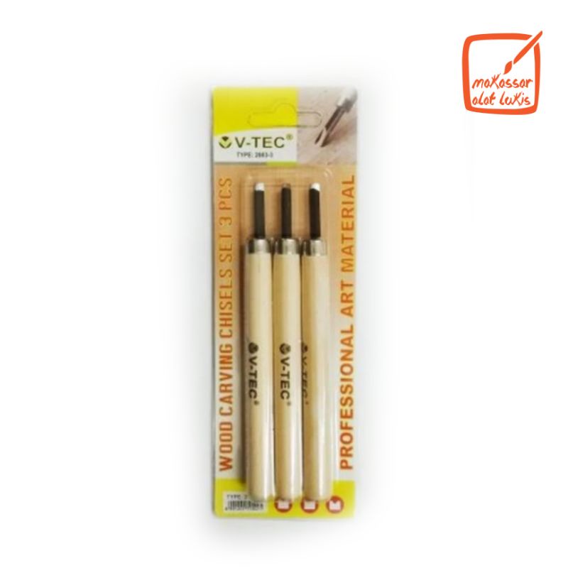 

Vtec Wood Carving Tool Set 3pcs