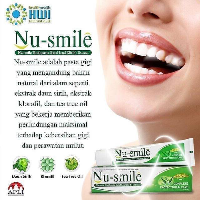 NU-SMILE HWI Pasta Gigi Yang Mengandung Herbal