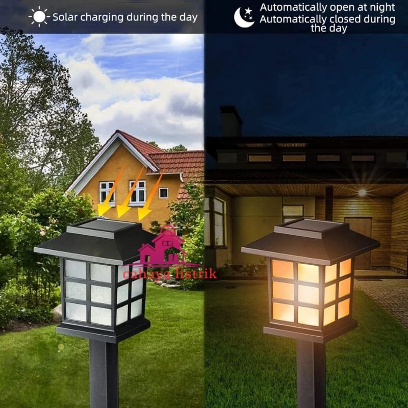 Lampu Taman Tancap Tenaga Surya Putih Garden Lamp Tenaga Matahari Waterproof