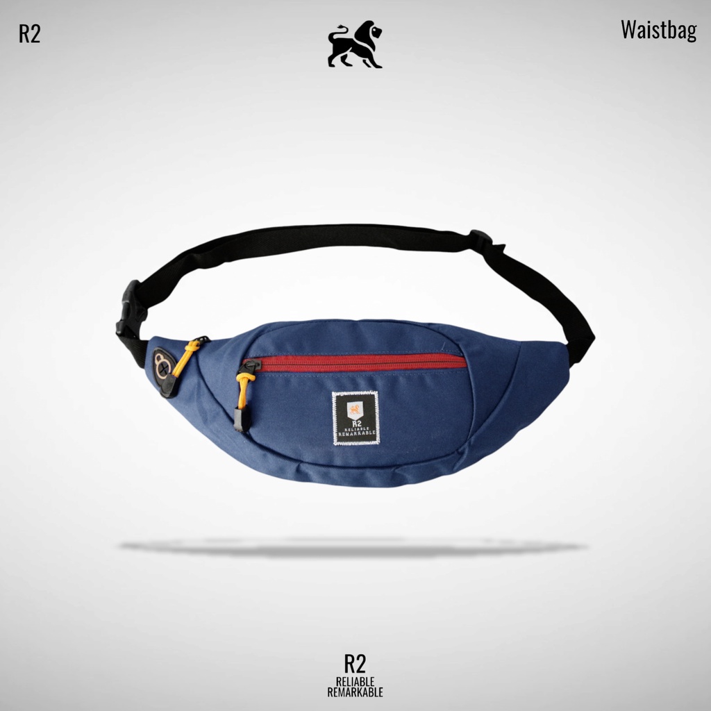 Waistbag Pria R2 Cross Body - Tas Pinggang Pria Wanita Sling Bag Tas Dada Unisex Terbaru