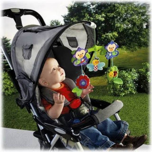 fisher price stroller activity pals gantungan mainan stroller toys baby bayi dolls doll bar