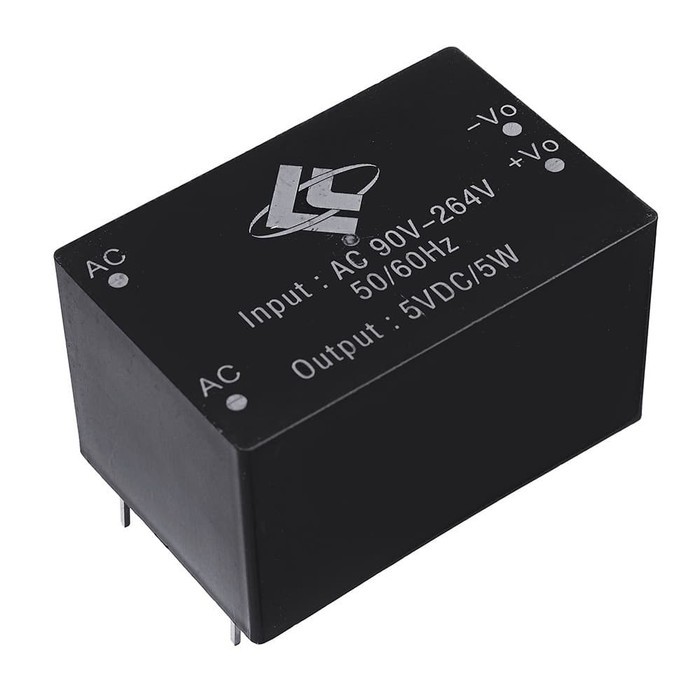 220V - 5V 600mA 3W AC-DC Step Down Regulated Switching Power Supply