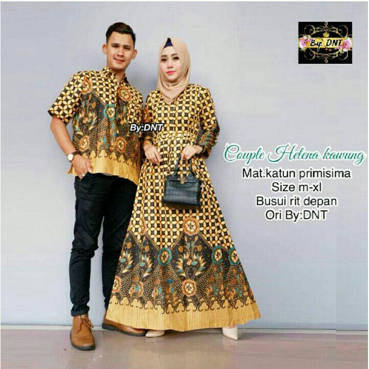 COUPLE BATIK / BATIK SARIMBIT / MUSLIM GAMIS / SARIMBIT GAMIS