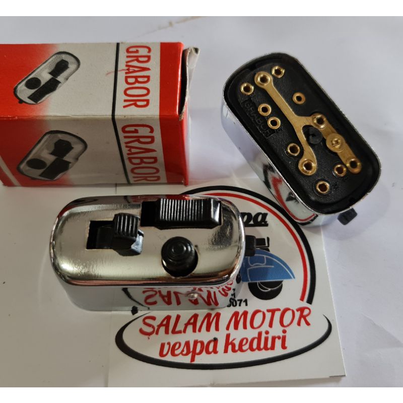 saklar lampu vespa super sprint bajaj vbb grabor holder switch lampu vespa klasik