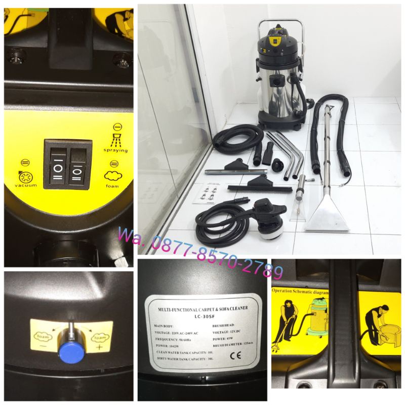 Vacuum Extractor 30Liter with Sofa Maintainer