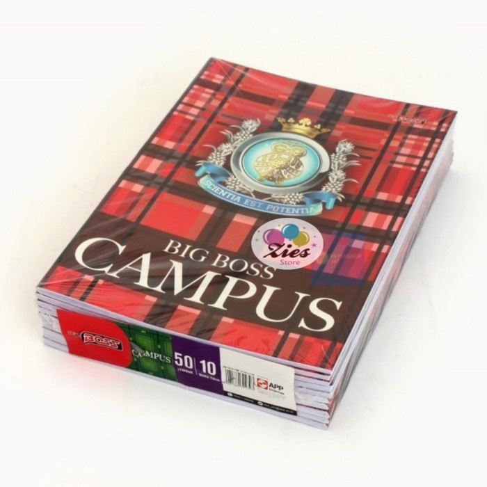 

Promo Buku Tulis Big Boss Campus Isi 50 Lembar Per Pack Isi 10 Buku Bagus