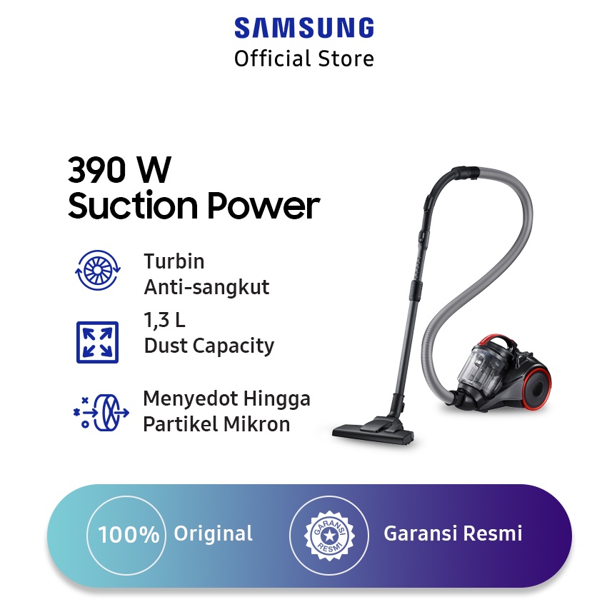 Jual Samsung Canister VC15K4110VR/SE Vacuum Cleaner Shopee Indonesia