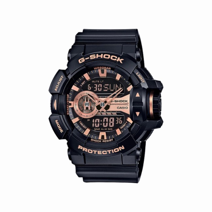 Original Jam Tangan Casio G Shock ORI BM GA-400HR-1A Black Red GA-400 GA400 Premium Kekinian