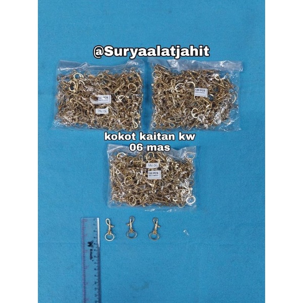 kokot kaitan kw.06 (3cm)mas@+/- 120pcs=Rp.45.000