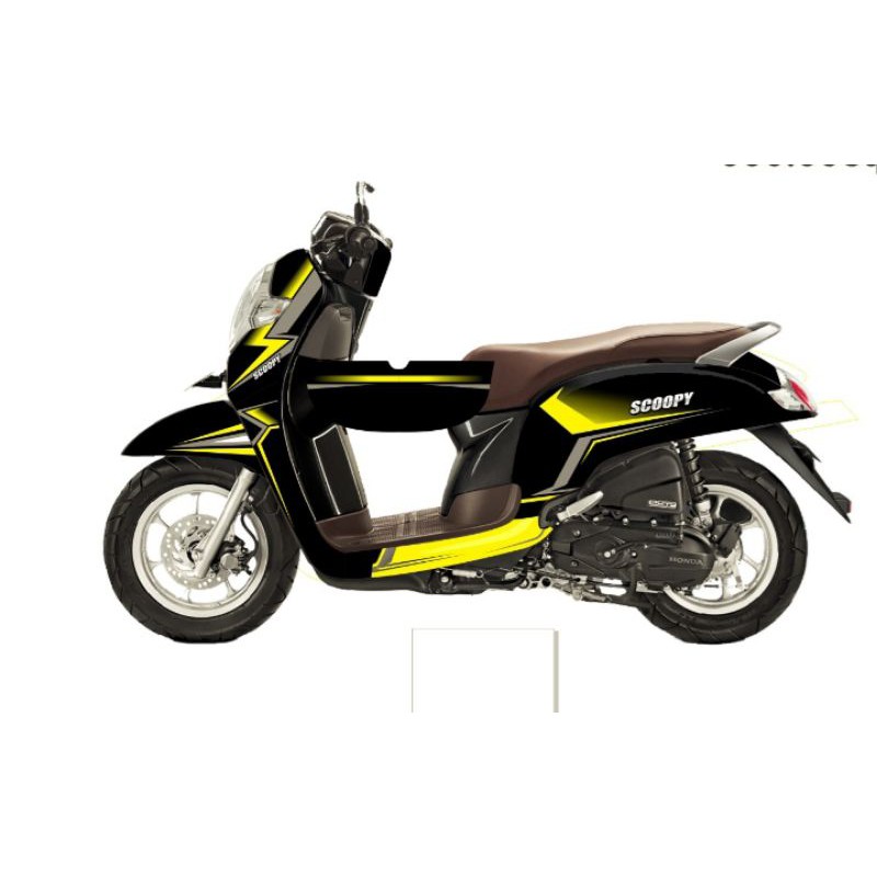 Decal Sticker Scoopy 2020 - Sticker Variasi Scoopy