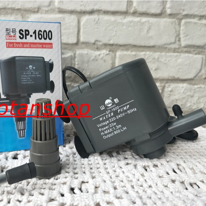 Yamano SP1600 SP-1600 SP 1600 Mesin pompa akuarium aquarium