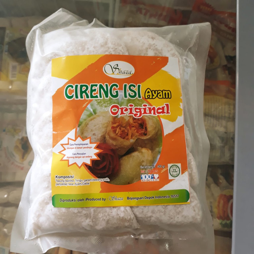 Jual SHAZA CIRENG ISI SUWIR AYAM 400 gr ( ISI 10 PCS ) Shopee Indonesia