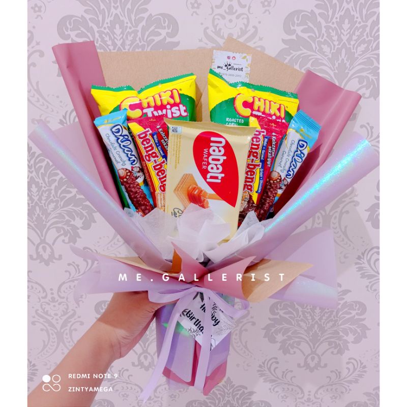

BUKET READY/Buket Murah/Buket Wisuda/Buket Ulang Tahun/Ultah/Buket Sempro