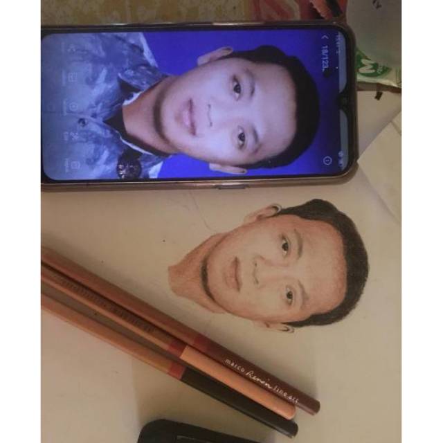 

Sketsa wajah/kado ulang tahun