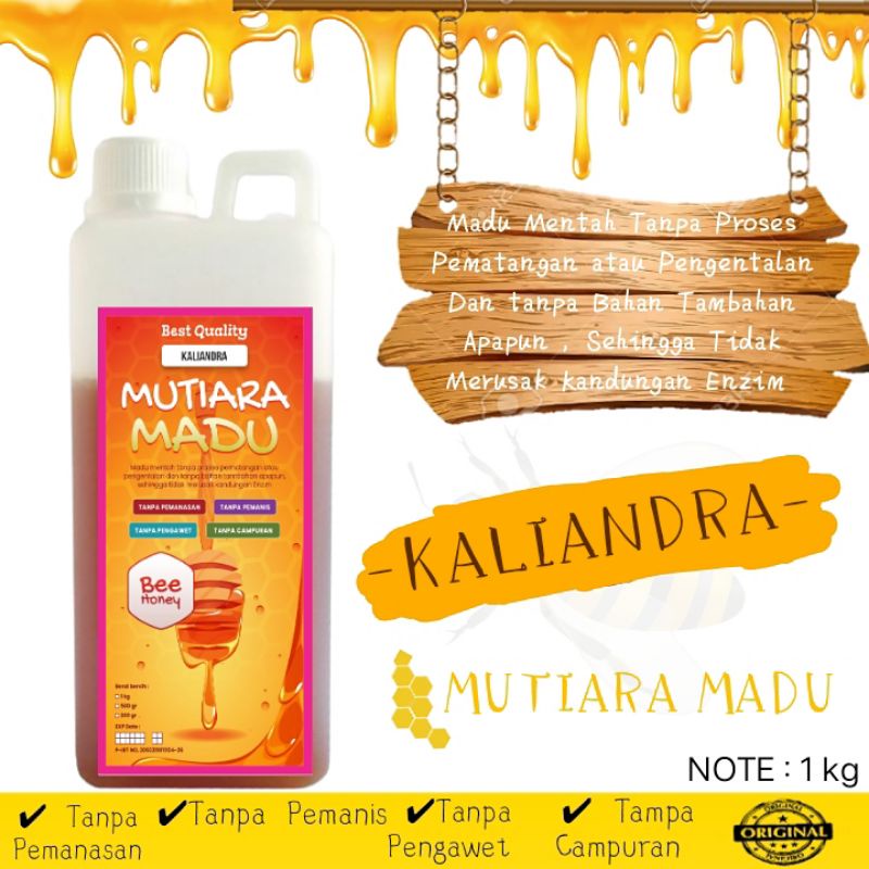 

MADU MURNI/MENTAH KALIANDRA 1KG | RAW HONEY