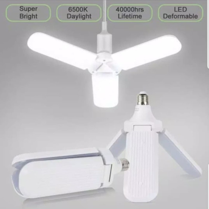 Lampu Bohlam 3 Baling - Fan Blade LED E27 45W