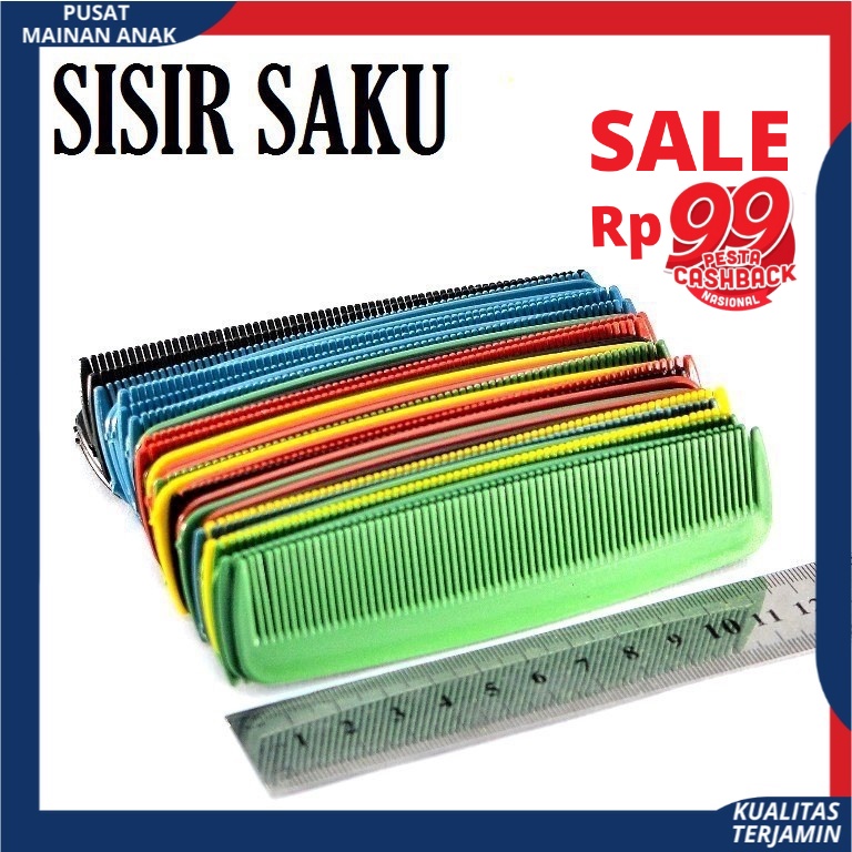 ( PROMO )Sisir Saku / Sisir Rambut / Sisir Pomade / Sisir Kecil GIGI RAPAT TERMURAH 1PC GROSIR