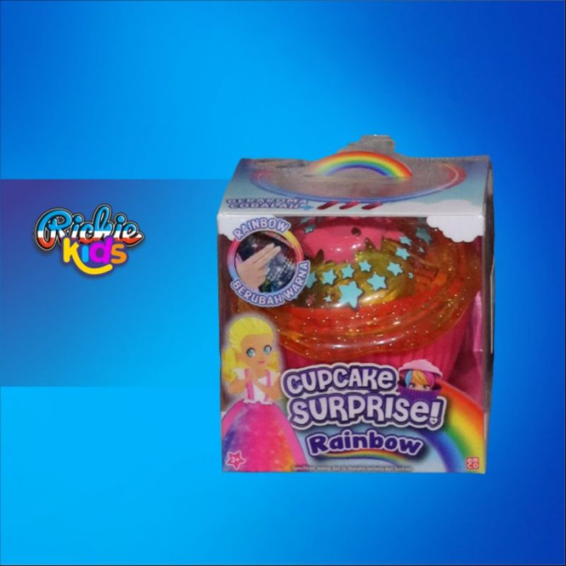 Mainan Anak 3+ Cupcake Surprise Rainbow Girls Character Pink Beraroma