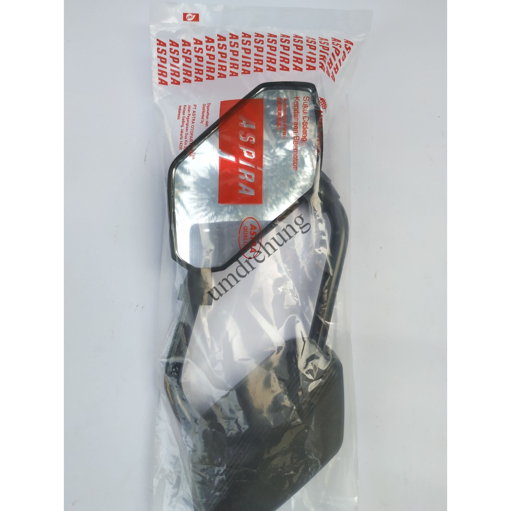 Kaca Spion Arrow Kotak Tangkai Pendek Motor Honda Beat Scoopy Vario Revo Supra