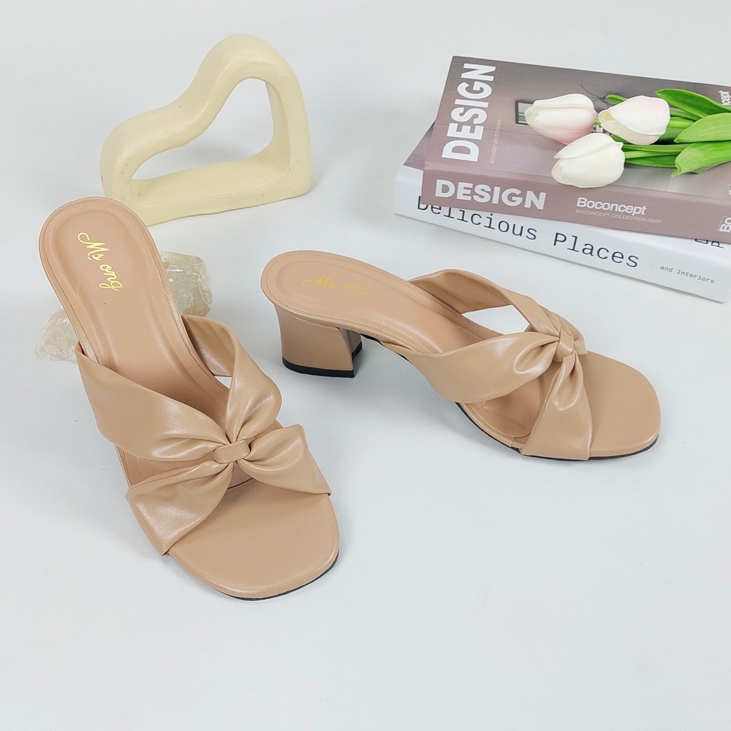 Ms Sandal High Heels Hak Tahu Pita Wanita Impor Murah Msh 03