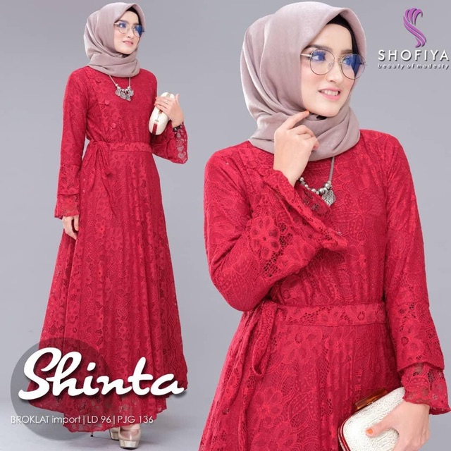 Shinta Dress, DRESS MUSLIM, baju wanita, baju gamis, dress, gamis, Baju gamis, fashion wanita