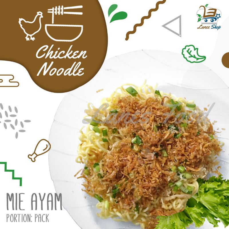 

Mie Ayam Lanes Food siap santap murah meriah per porsi