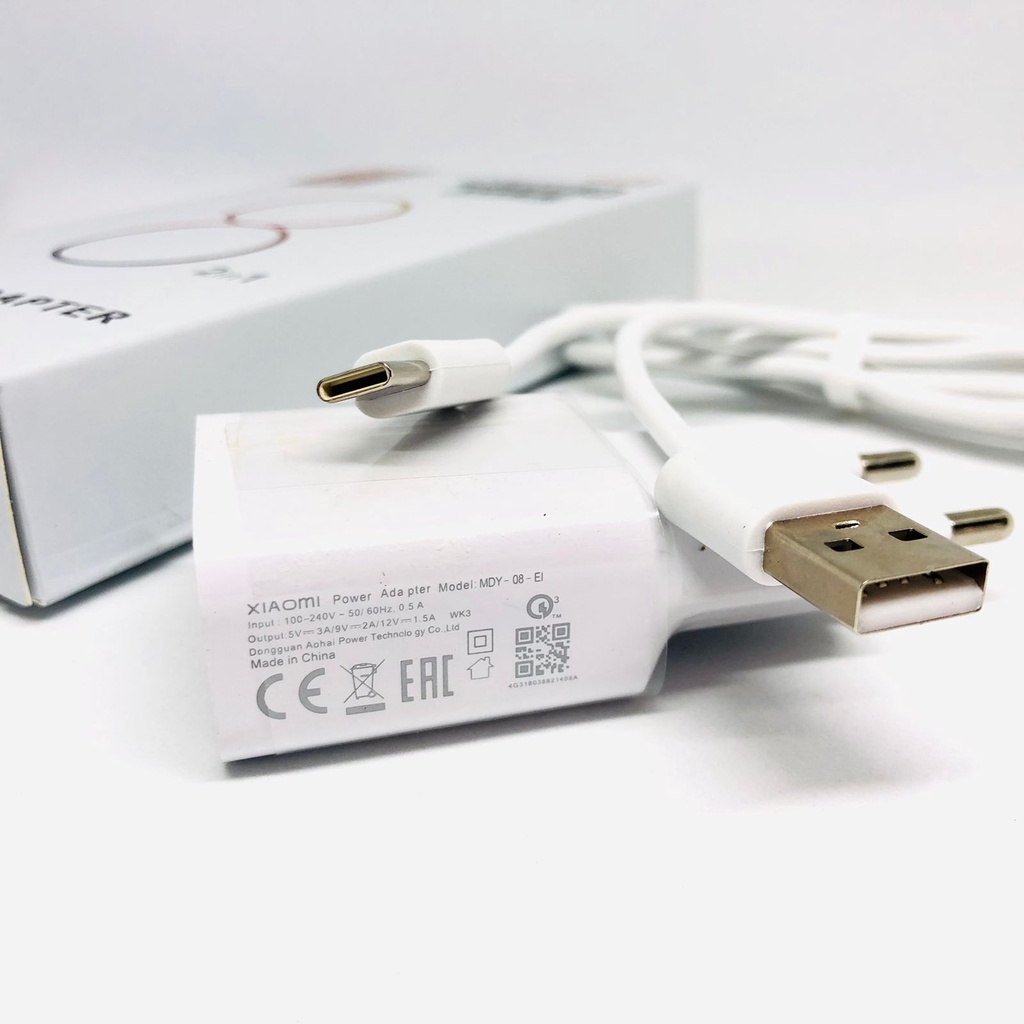 [MINIGO] Charger Xiaomi 2in1 M-08ES Micro Dan Type C Travel Adapter Xiaomi 3.0 Qualcom quick charging casan isi daya cepat bisa buat semua HP