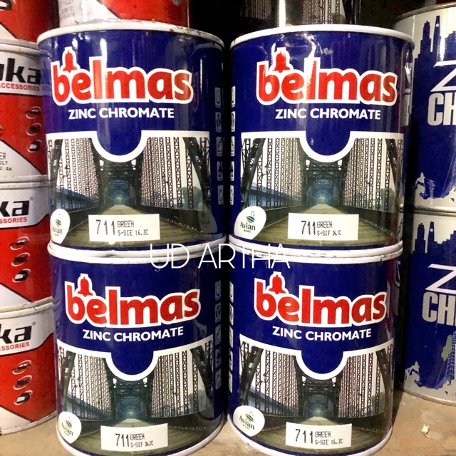 Jual Belmas Cat Zinc Chromate 711 Green 1 kg Shopee Indonesia