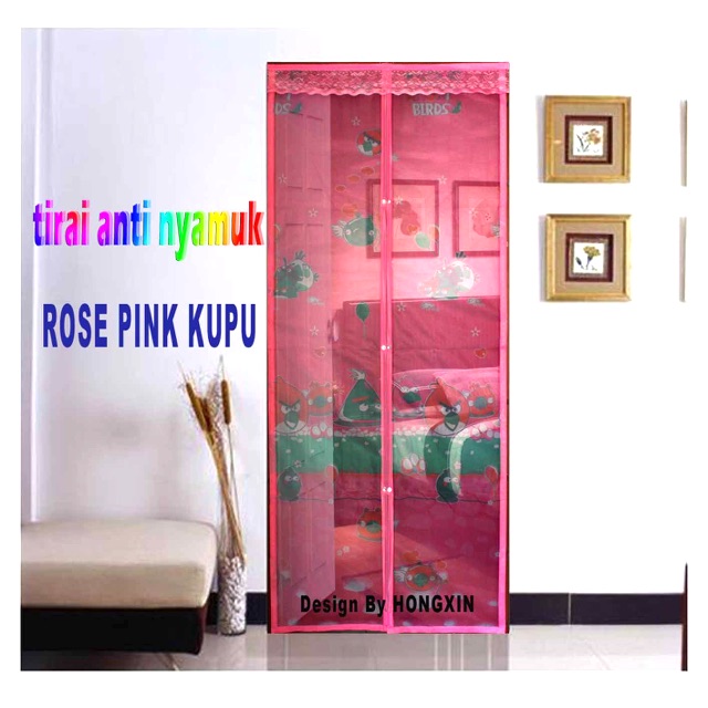 Tirai Pintu Magnet Jojo Press - Angrybirds