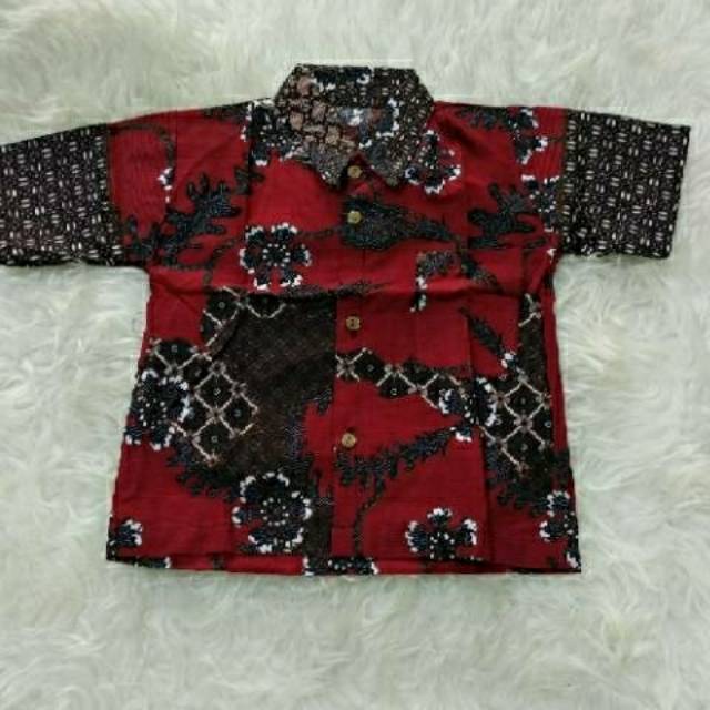 Batik anak hem kemeja batik anak