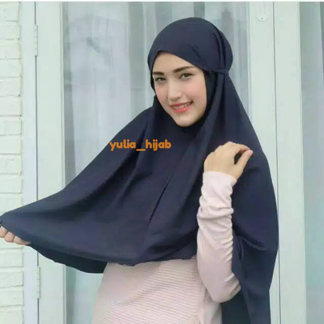 KHIMAR JUMBO TALI NON PET / hijab instan jumbo