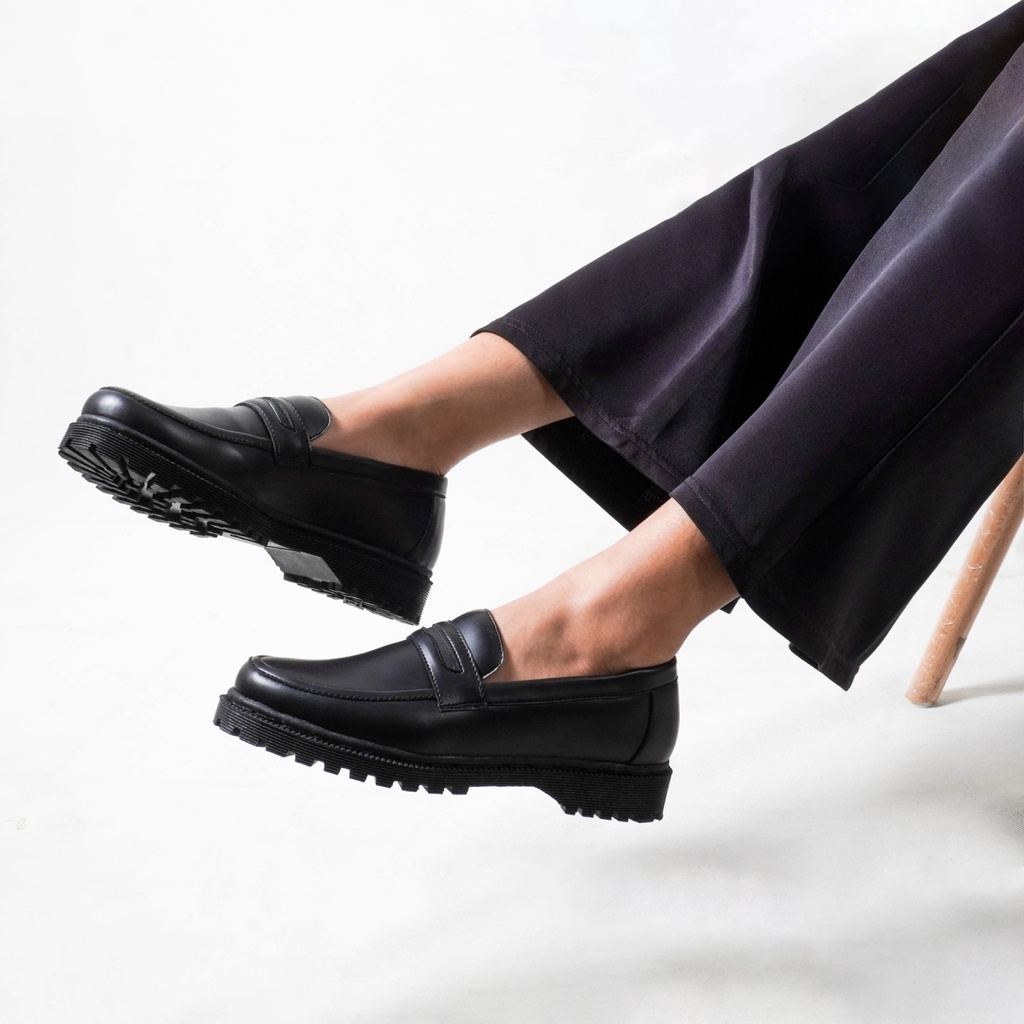 Prodigo * Sepatu Wanita slip on Gandaria hitam | Sepatu Formal Casual | Sepatu Cewe | Sepatu kerja wanita-2