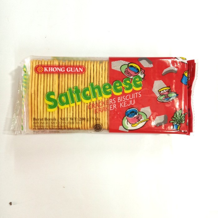 

Wafer-Biskuit- Saltcheese/Khong Guan Saltcheese Crackers/200Gr -Biskuit-Wafer.