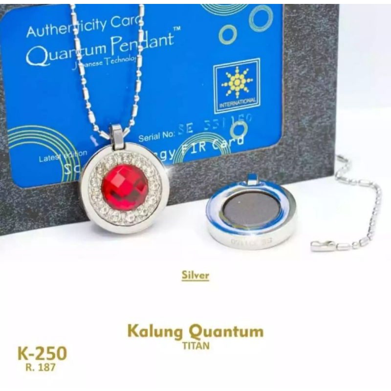 [COD] KALUNG KESEHATAN PRIA DAN WANITA KALUNG  QUANTUM PANDANT